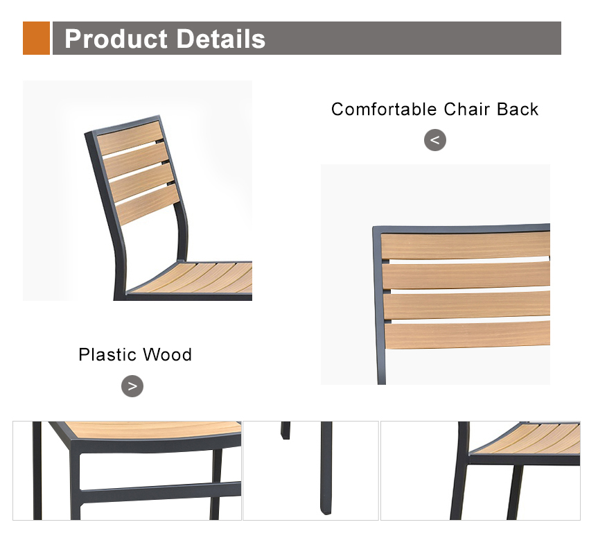 plastic wood chair