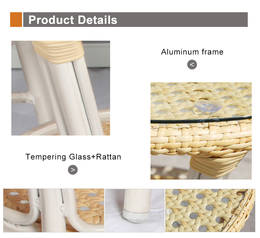 rattan outdoor table