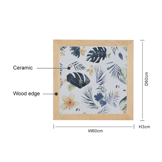 patterned Commercial Garden Table Top