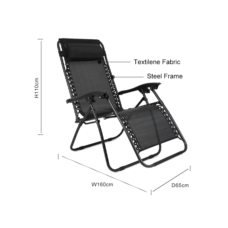 Custom Black Steel Chair