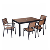 Wood Aluminum Dining Room Modern Chairs【PWC-15606】