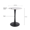 Well-textured Hotel Square Sintered Stone Table