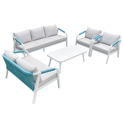 Mirrored Metal Party Furniture Set