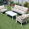 New Classic Natural Wood Pool Furniture Set