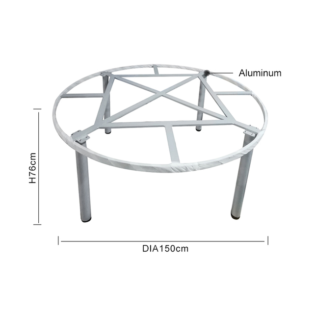 Aluminum OEM Coffee shop Table Base