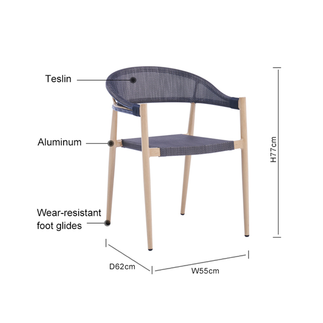 Anti-rust Custom Cafe Chair