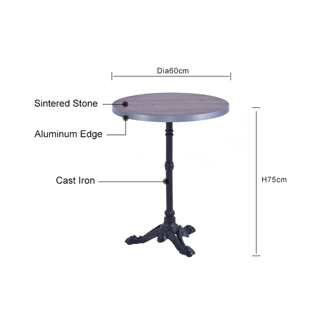 Custom Dining Rectangle Sintered Stone Table