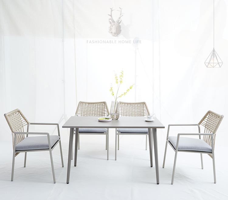dining rope chairs set
