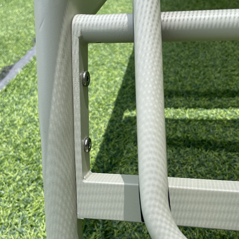 Silver Customized Bistro Foldable Chair