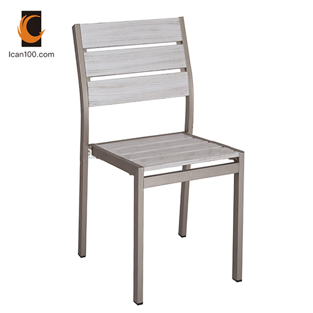 Modern Home Style Dining Room Outdoor Furniture Garden Metal Aluminum Restaurant Chair【PWC-8216-RB】