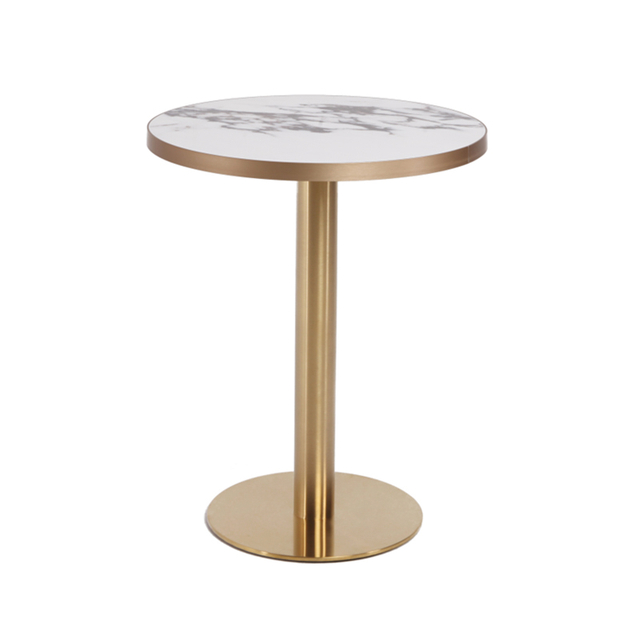 Easy To Clean Bar Rectangle Sintered Stone Table