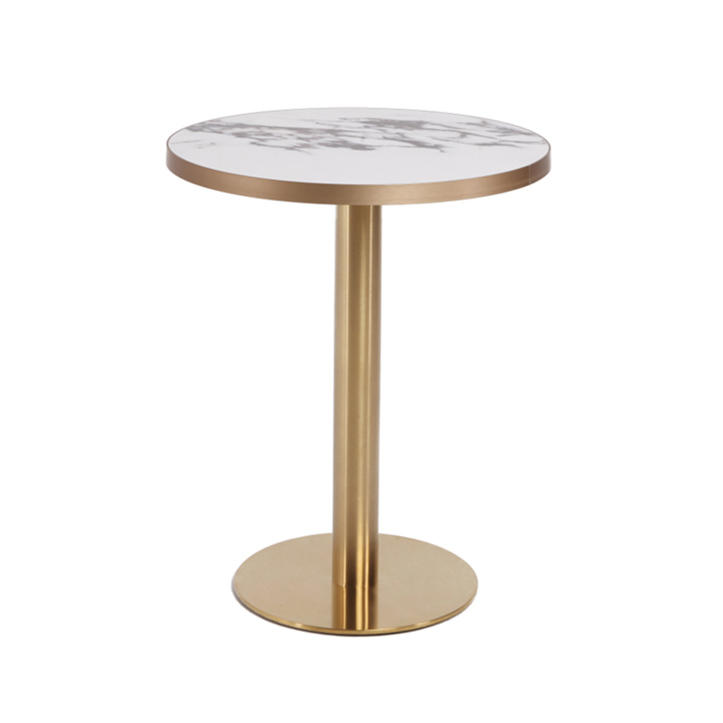 Easy To Clean Bar Rectangle Sintered Stone Table