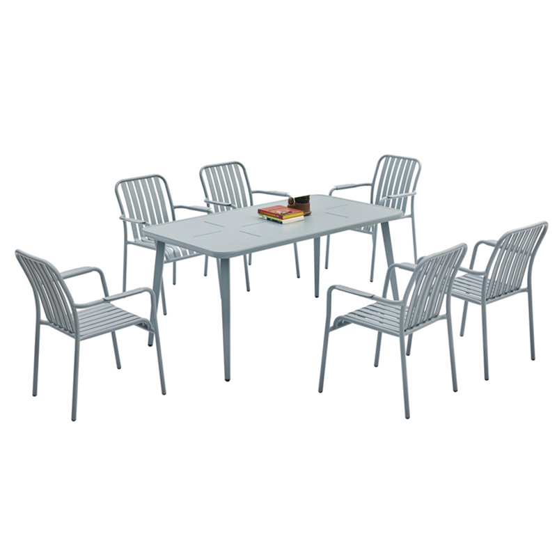 Affordable All Aluminum Restaurant Furniture Set