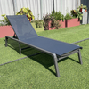 Dark Grey Comfortable Bar Stool Foldable Chair