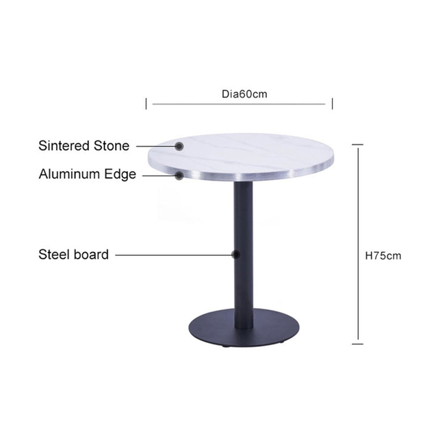 Multi-functional Home Marble Sintered Stone Table