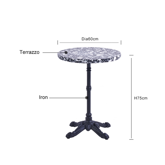 Customized Garden Terrazzo Coffee Table