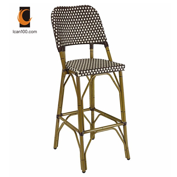 Garden Outdoor Restaurant Furniture Aluminum Wicker Chair Bc-074