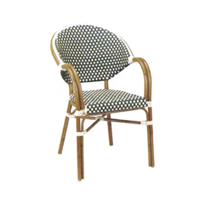 Table For Cafe Aluminum Wicker Garden Restaurant Furniture Chair Bc-08013
