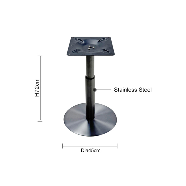 Stainless Steel Unique Bar Table Base