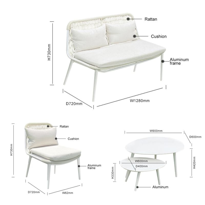 Luxury Oak Wedding Furniture Set