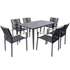 Formal Solid Wood Garden Furniture Set