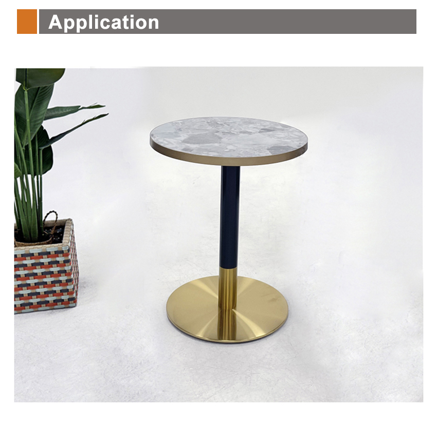 round coffee shop table