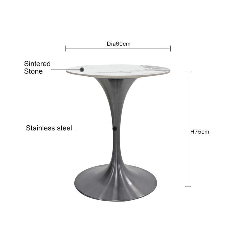 Round Side Commercial Hotel Table