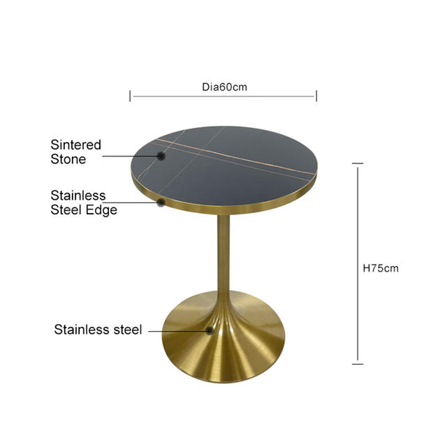 Anti-rust Commercial Bistro Table