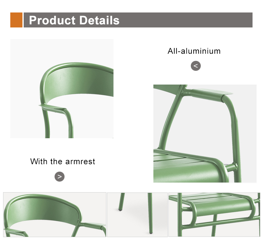 aluminum dining chairs