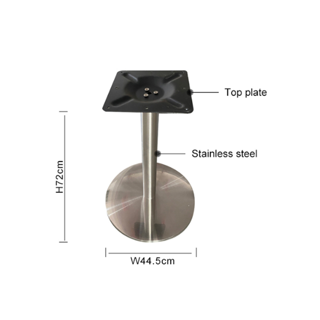 Stainless Steel Classic Cafe Table Base