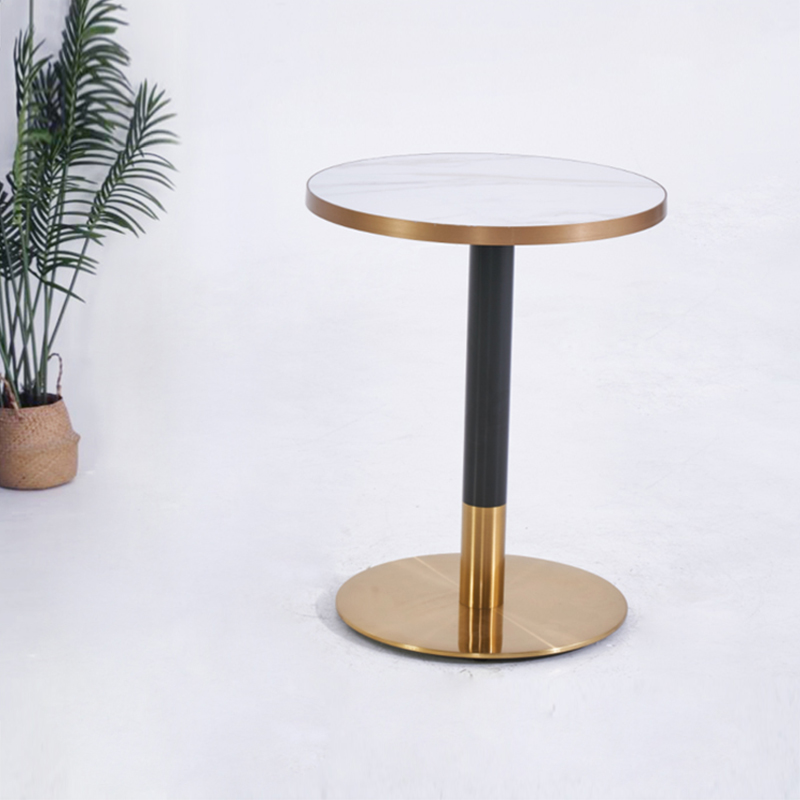 Staining Resistance Aluminum Rectangle Sintered Stone Table