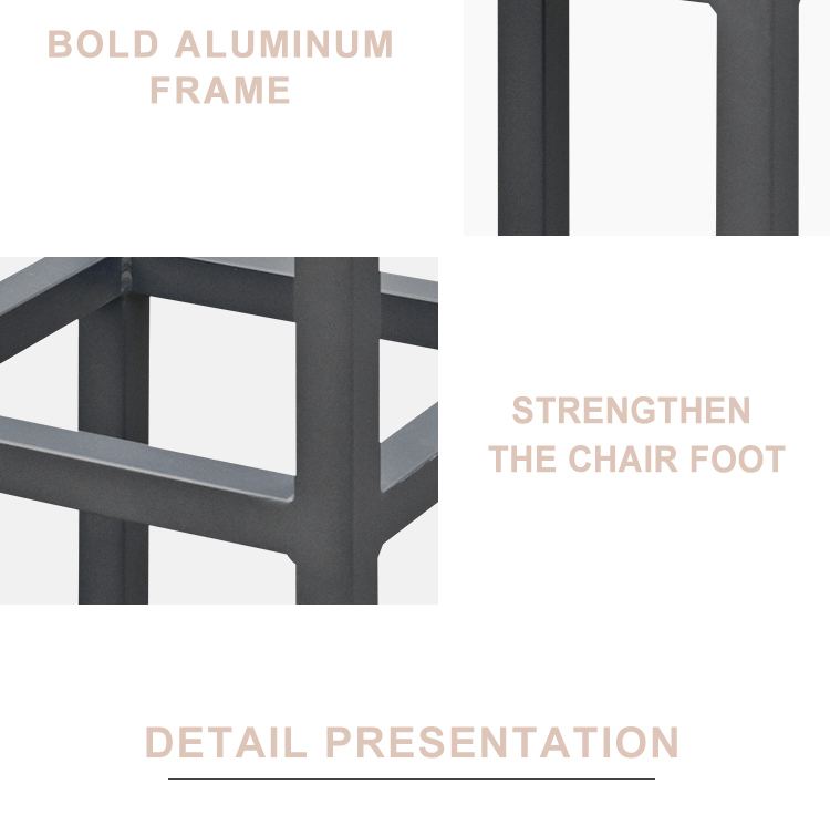 aluminum wooden bar stool