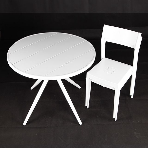 Dining Room Furniture Restaurant Aluminum Round Table 【I can-30019】