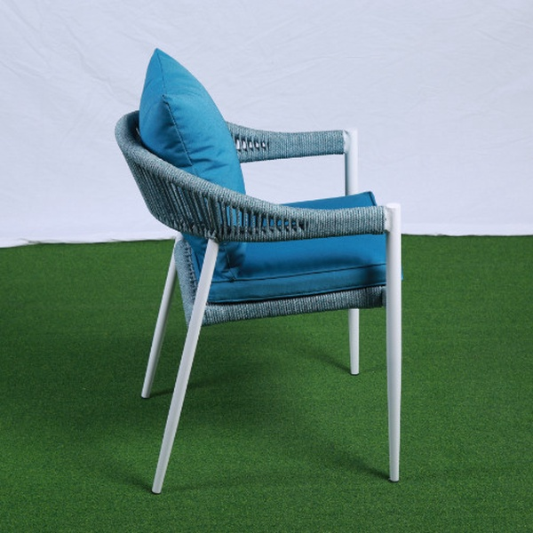 New Design Patio Metal String Wicker Garden Armchair Chair【I can-20129】