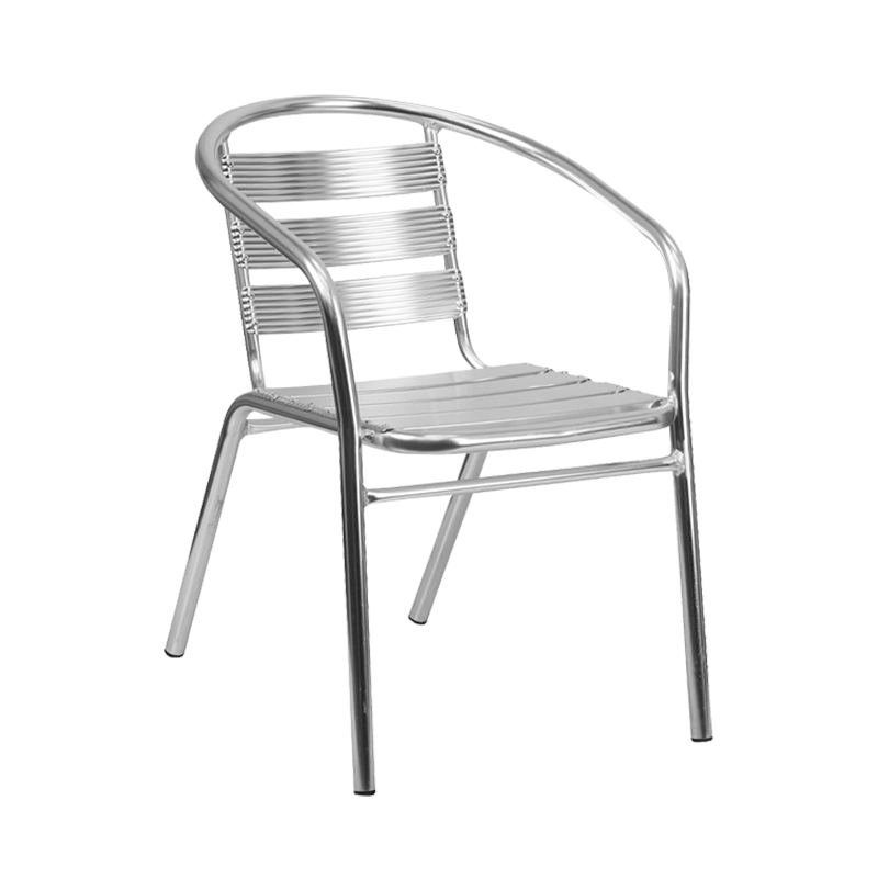 Aluminum Commercial Arm Dining Chair