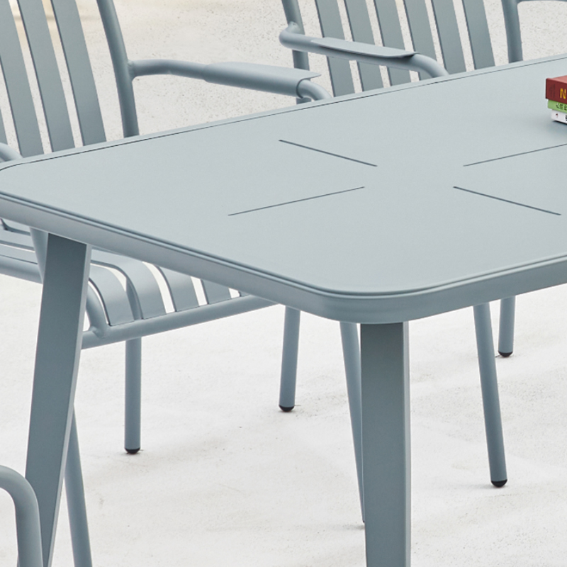 Affordable All Aluminum Restaurant Furniture Set