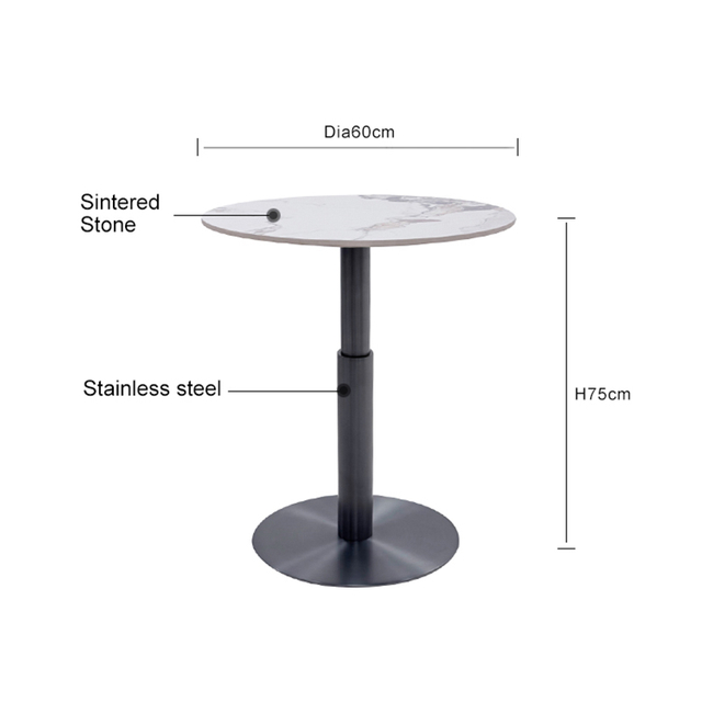Anti-rust Silver Restaurant Table