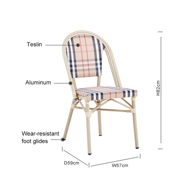 Anti-uv OEM Restaurant Chair