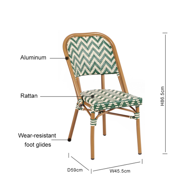 Anti-uv Rattan Restaurant Chair