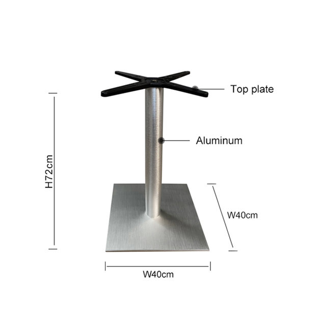 Aluminum High Top Garden Table Base