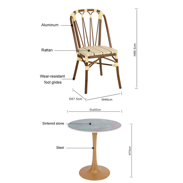 Liberty All Aluminum 4 Piece Furniture Set