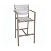 Water Proof Cheap Aluminum Plywood Garden Restaurant Furniture Bar Chair 【Pwc-15507】