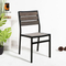 Modern Home Style Dining Room Outdoor Furniture Garden Metal Aluminum Restaurant Chair【PWC-8216-RB】
