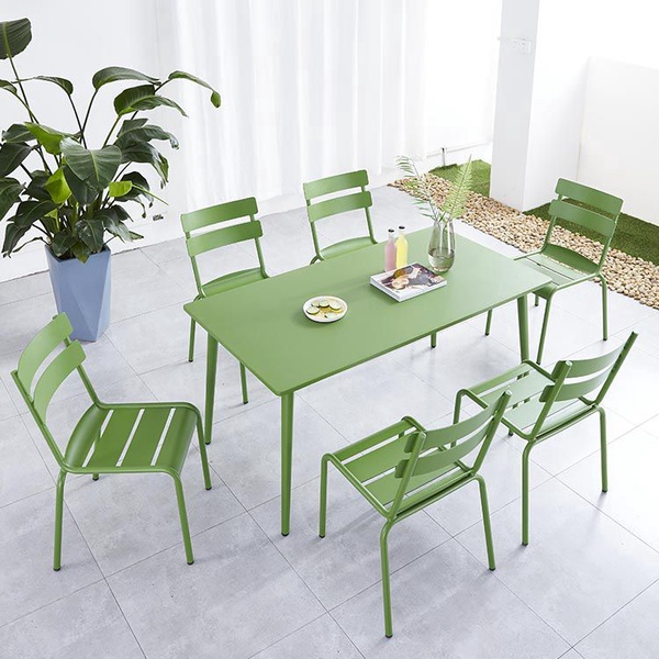 Promotional Aluminum Garden Furniture Dining Set【Aliya】