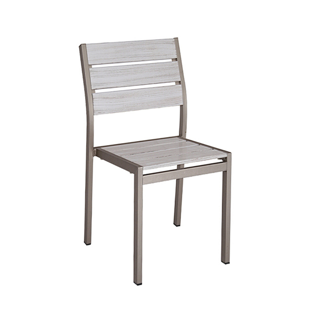 Plastic Wood Modern Dining Chair