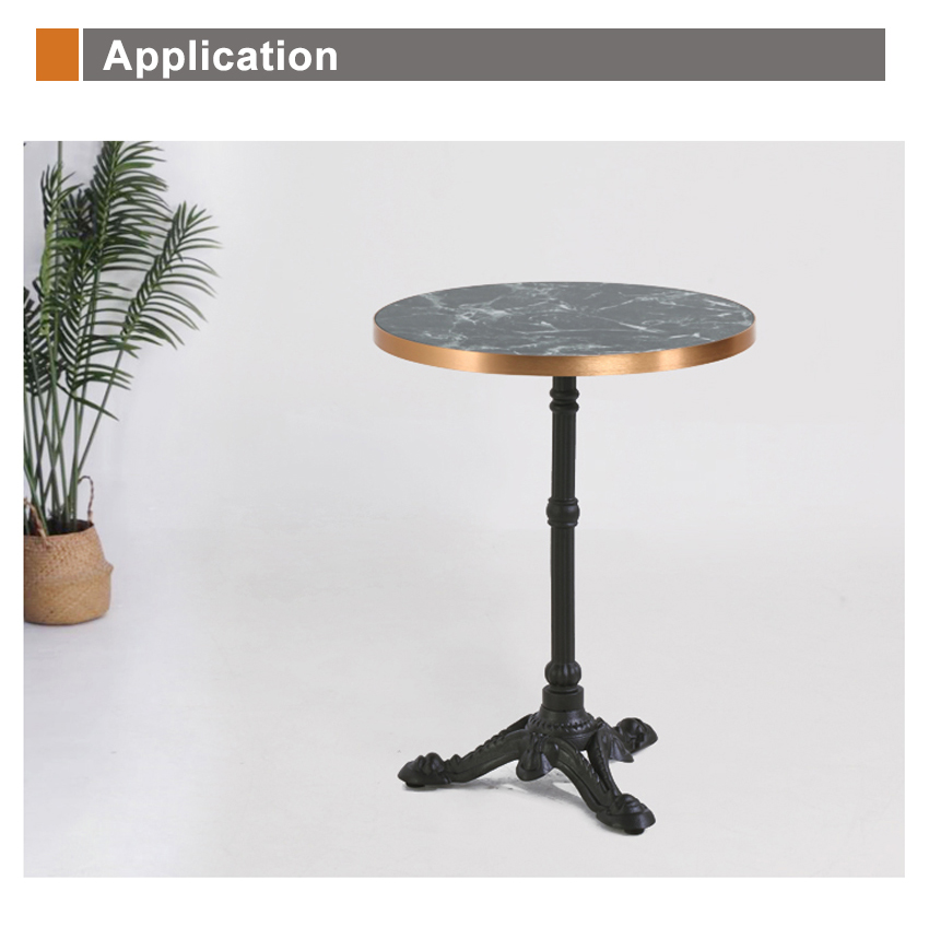 round restaurant table