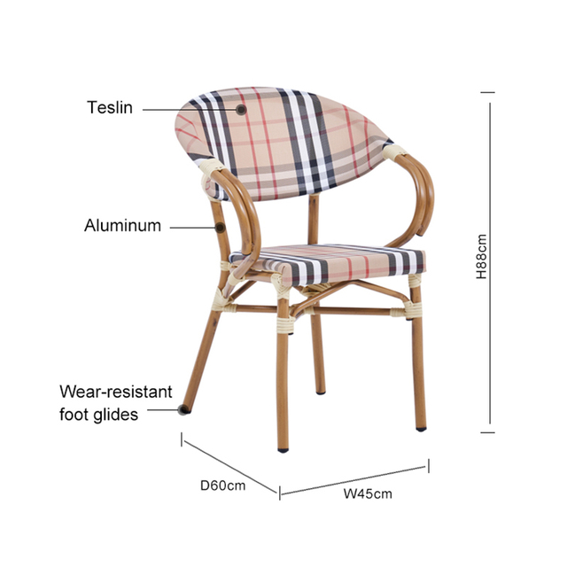 Scratch Proof High Quality Coffee shop Chair
