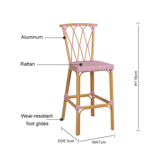 Hand woven Brown High Quality Rattan Chair