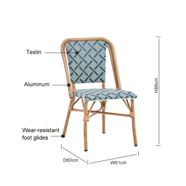 Scratch Proof Custom Cafe Chair