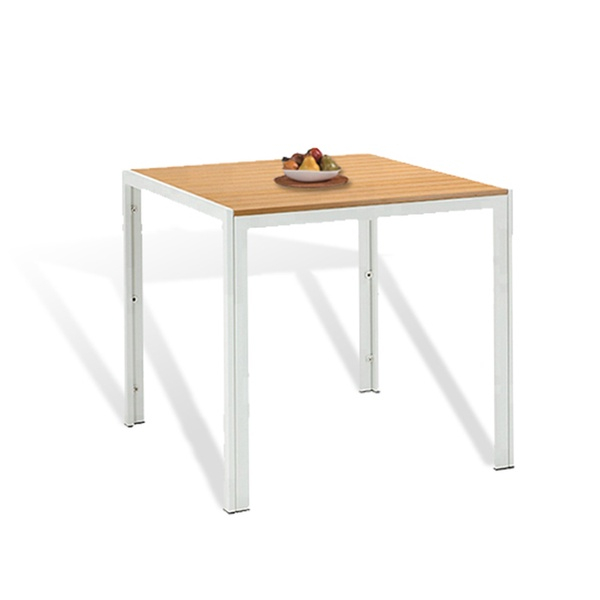 Aluminum Wooden Restaurant Bistro Garden Patio Outdoor Cafe Furniture【PWC-20006NW】